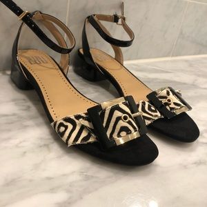 Anthropologie Bibi Lou black sandals